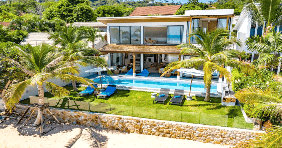 Contemporary 5 Bedroom Beachfront Villa in Bang Por