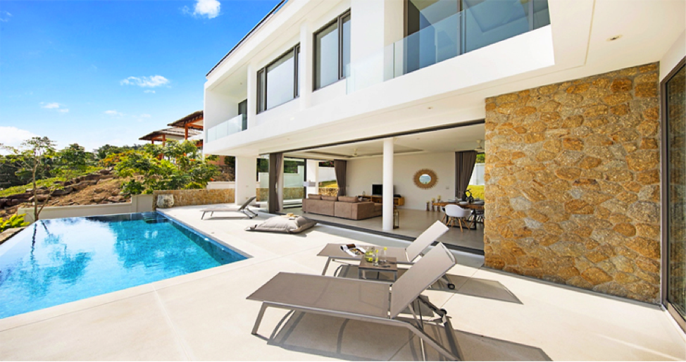 3 Bedroom Sea View Luxury Pool Villas in Bophut