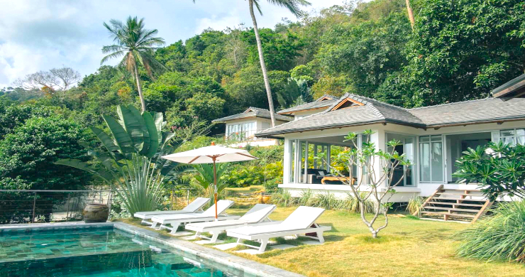 Unique Tropical 4 Bed Sea-view Villa in Koh Phangan