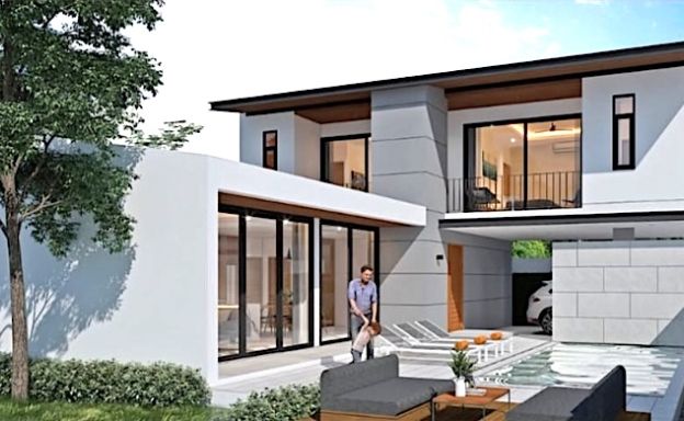 Affordable 3 Bedroom Pool Villas for Sale in Plai Laem