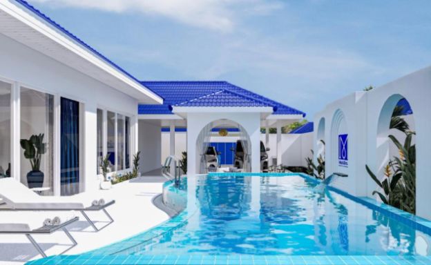 Modern 3 Bedroom Garden Pool Villas in Taling Ngam