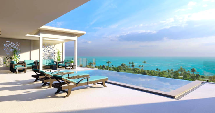 New 3-Bedroom Modern Sea View Villas in Lamai