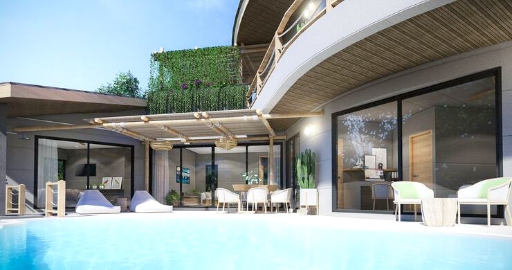New 3 Bedroom Tropical Pool Villas in Bophut