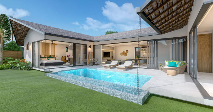 New Charming 3-Bed Garden Pool Villas in Bophut