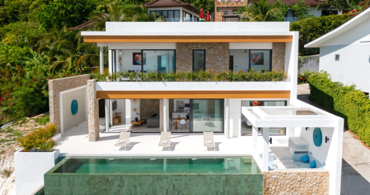 New Luxury 3-Bed Sea-view Villa in Bophut