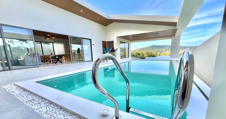 New Sleek 3 Bedroom Modern Pool Villas in Maenam