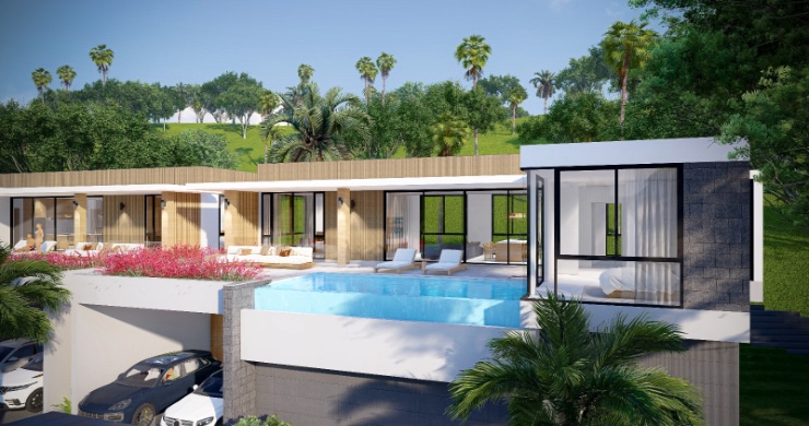 New Stylish 3 Bed Pool Villas for Sale in Bophut Hills