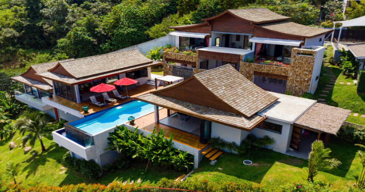 Oriental Style 4 Bed Luxury Sea View Villa in Bophut
