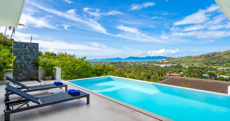 Sea View 4 Bed Luxury Villa for Sale in Bophut Hills