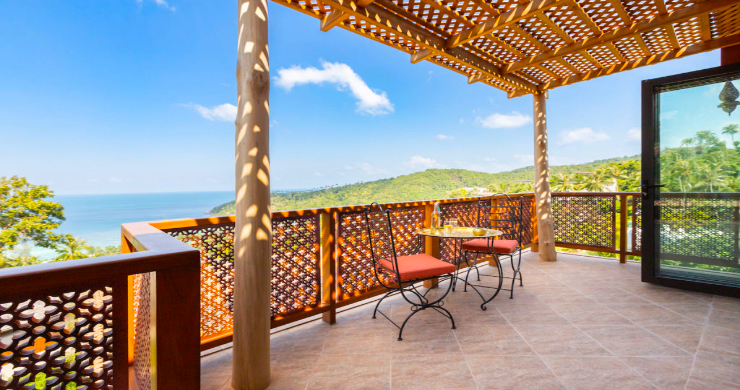 Luxury Tropical 4-Bed Sea-view Villa in Haad Salad