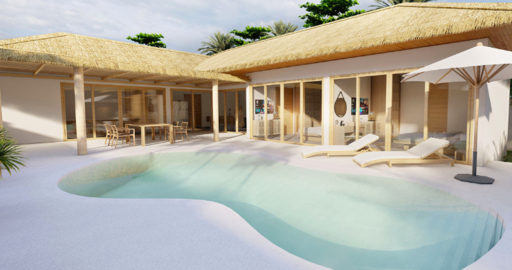 New Charming 2-3 Bed Beachside Villas near Lamai