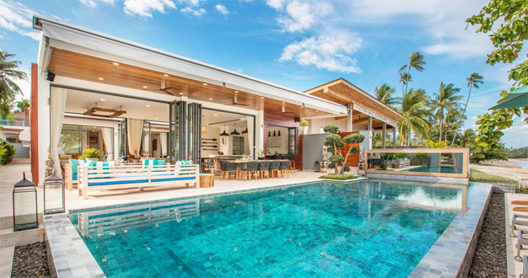 Ultra Luxury 6 Bedroom Beachfront Villa in Laem Sor