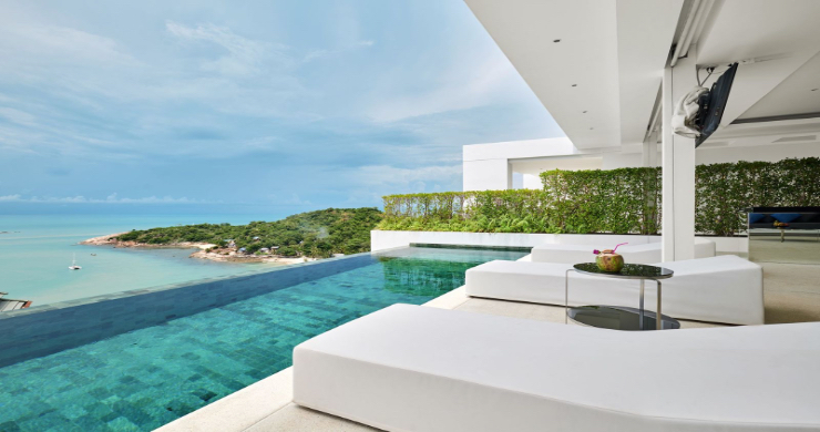 Sleek Luxury 7 Bedroom Sea-view Villa in Plai Laem