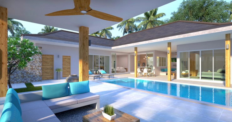Tropical 2 Bedroom Pool Villas for Sale in Lamai