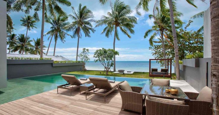 Ultimate Beachfront 3 Bed Luxury Pool Villas in Samui