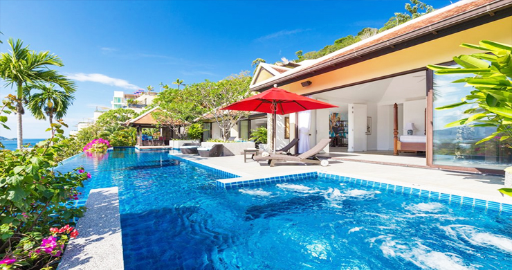 Modern 4 Bed Sea View Pool Villa for Sale in Phuket