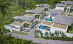 New Luxury 4 Bed Bali Sea-view Villas in Bophut Hills-35
